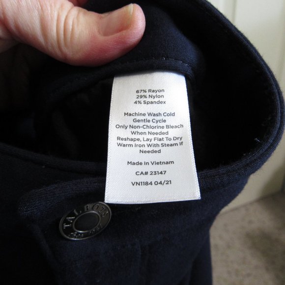 Navy Blue Talbots 5-Pocket Jegging Size 10 Petite - Picture 4 of 6